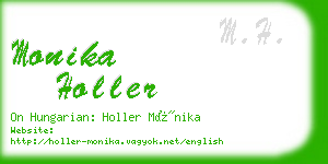 monika holler business card